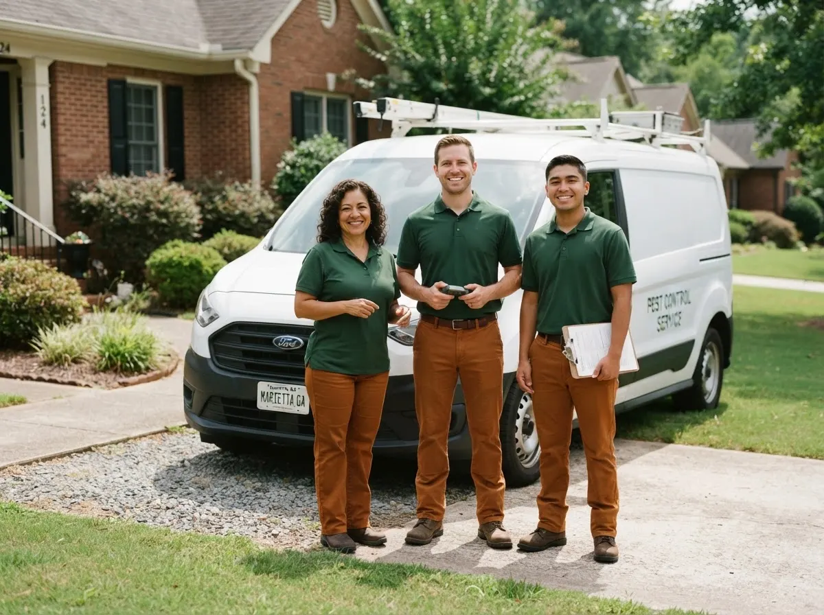 Timberline Pest Control pest control service team in Marietta, GA